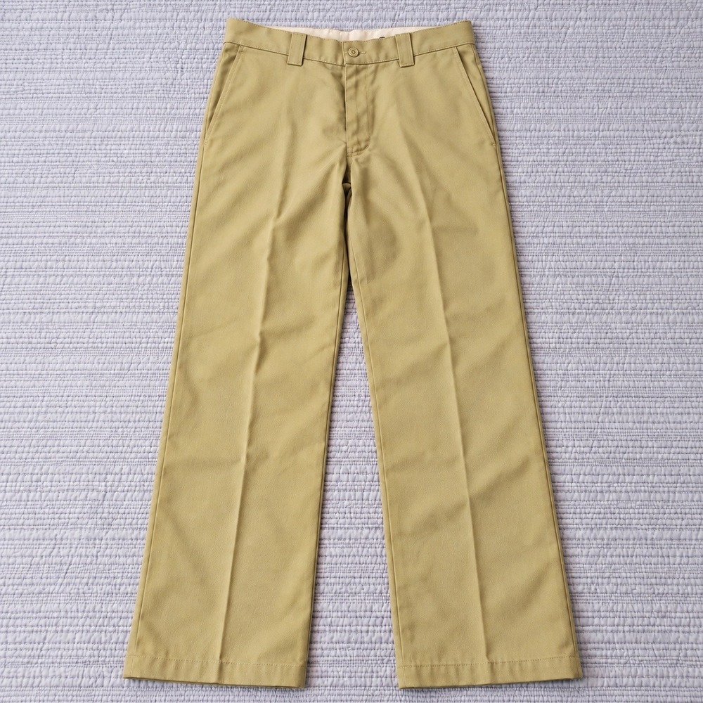 Dickies 874 Original Fit Work Pants Mens 31x32 Khaki Tan Straight Leg Trousers